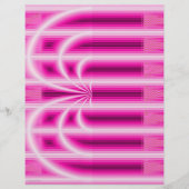 Pink Retro Cathedral Bulk Scrapbook Paper Pages Flyer (Hinten)