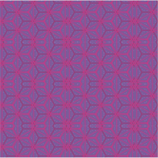 Pink retro geometric pattern  aufkleber (Vorderseite)
