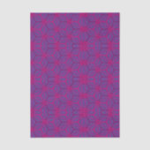 Pink retro geometric pattern seidenpapier (Vorderseite)