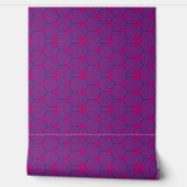 Pink retro geometric pattern  tapete (Abrollen)
