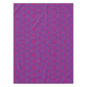 Pink retro geometric pattern  tischdecke (Vorderseite)