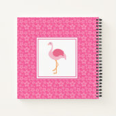 Pink Retro Glamper Notebook Notizblock (Rückseite)