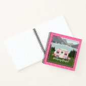 Pink Retro Glamper Notebook Notizblock (Innenseite)