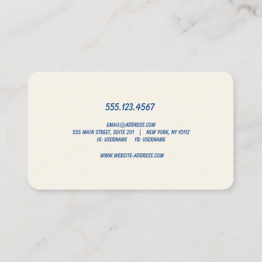 Pink Retro House Reinigungsvakuum Business Card Visitenkarte (Rückseite)