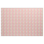 Pink-Retro Kreis-Muster Stoff (Yard (91,4 cm))