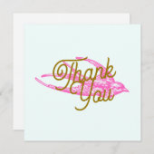 Pink Retro Schlucken Danke (Vorne/Hinten)