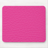 Pink-Retro Schmutz-Gewohnheits-Leder Mousepad (Vorne)