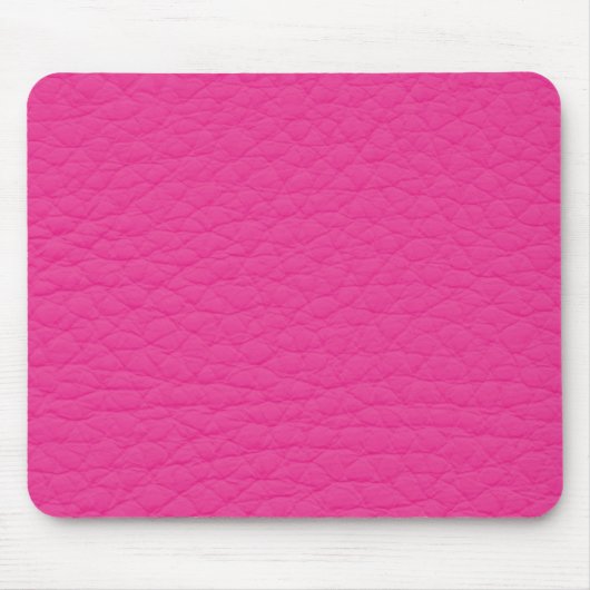 Pink-Retro Schmutz-Gewohnheits-Leder Mousepad (Vorne)