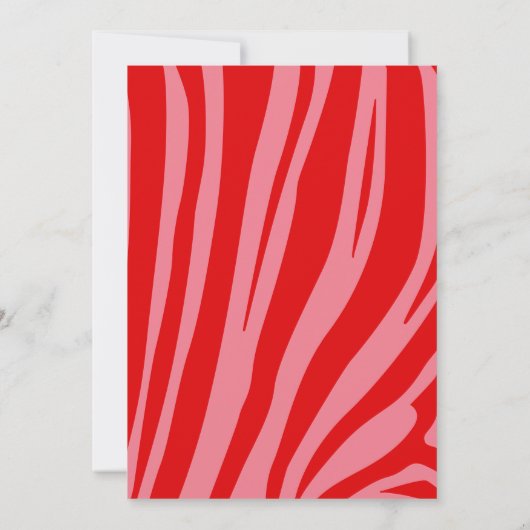 Pink Retro Vintages Drehbuch Kinderdusche Einladung (Rückseite)