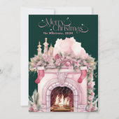 Pink Retro Weihnachten (Vorderseite)