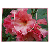 Pink Rhododendron Bloom Floral Große Geschenktüte (Vorderseite)