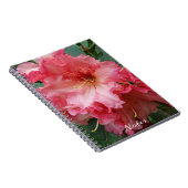 Pink Rhododendron Bloom Floral Notizblock (Rechte Seite)