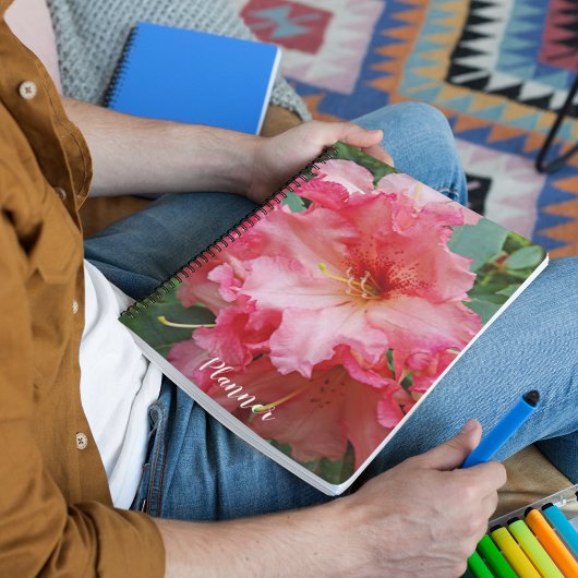 Pink Rhododendron Bloom Floral Planer