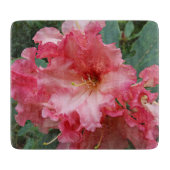 Pink Rhododendron Bloom Floral Schneidebrett (Vorderseite)