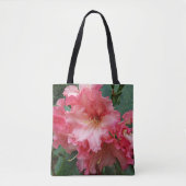Pink Rhododendron Bloom Floral Tasche (Vorderseite)