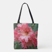 Pink Rhododendron Bloom Floral Tasche (Rückseite)