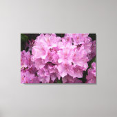 Pink Rhododendronen Wrapped Canvas Print Leinwanddruck (Vorderseite)