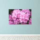 Pink Rhododendronen Wrapped Canvas Print Leinwanddruck (Insitu (Holzboden))