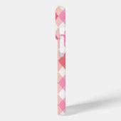 Pink Rhombus Case-Mate iPhone Hülle (Rückseite / Links)