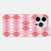 Pink Rhombus Case-Mate iPhone Hülle (Rückseite (Horizontal))