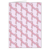 Pink Ribbbons gepolstertes Muster (Vorne)