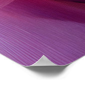 Pink Ribbon Art – Elegant Modern valentine's day Poster (Ecke)