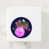 Pink Ribbon Bauble Geschenkanhänger (Beispiel)