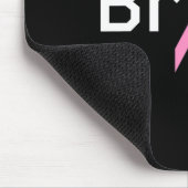 Pink Ribbon Brave Worlds Cancer Survivor Support A Mousepad (Ecke)