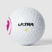 Pink Ribbon Breast Cancer Awareness Golf Ball (Logo)