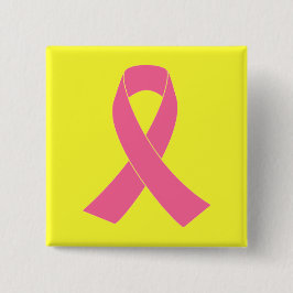 Pink Ribbon - Brustkrebs-Bewusstsein Button