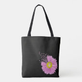 Pink Ribbon Brustkrebs-Bewusstsein Daisy Tasche (Rückseite)