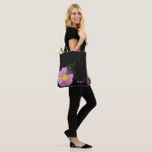 Pink Ribbon Brustkrebs-Bewusstsein Daisy Tasche (Am Model)