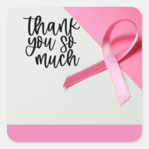 Pink Ribbon Brustkrebs Bewusstsein danke