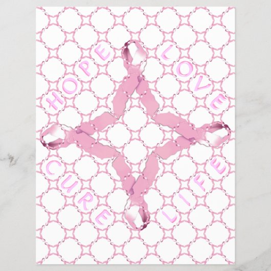Pink Ribbon Brustkrebs Bewusstsein Flyer (Vorne)