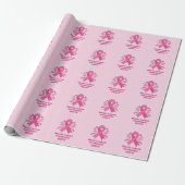 Pink Ribbon Brustkrebs Bewusstsein Geschenkpapier (Ungerollt)