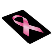 Pink Ribbon - Brustkrebs-Bewusstsein Magnet (Rechte Seite)