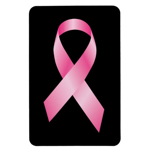 Pink Ribbon - Brustkrebs-Bewusstsein Magnet (Vertikal)
