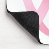 Pink Ribbon Brustkrebs Bewusstsein Mousepad (Ecke)