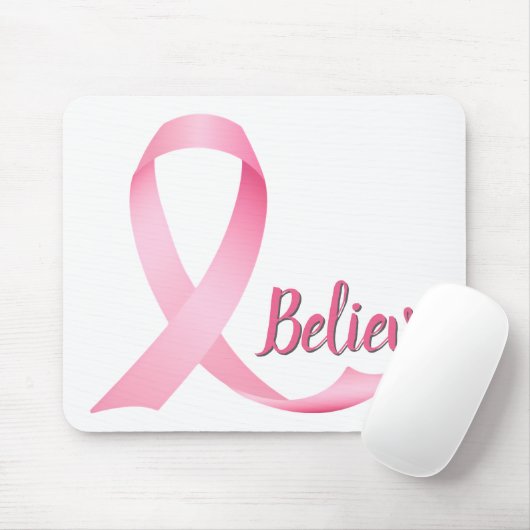 Pink Ribbon Brustkrebs Bewusstsein Mousepad (Mit Mouse)