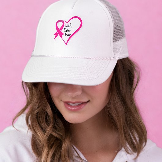Pink Ribbon Brustkrebs Bewusstsein Truckerkappe