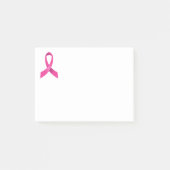 Pink Ribbon Brustkrebs Glaube Hoffnung Liebe Post-it Klebezettel (Vorderseite)