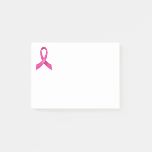 Pink Ribbon Brustkrebs Glaube Hoffnung Liebe Post-it Klebezettel (Vorderseite)