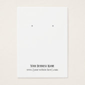 Pink Ribbon Brustkrebs mit Werbekarten (Vorderseite)