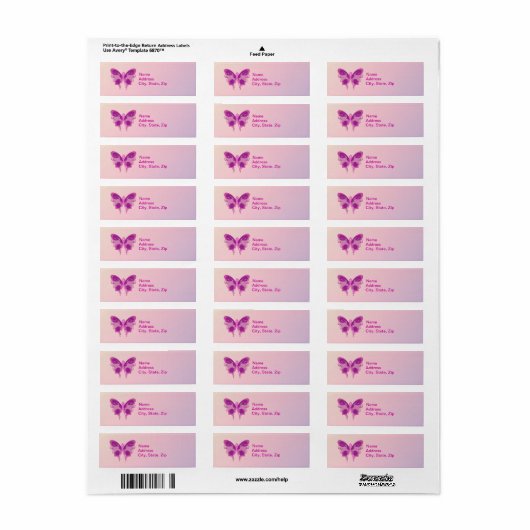 PINK RIBBON BUTTERFLY (Vorne)