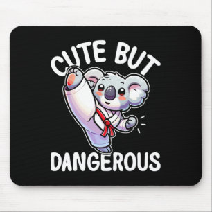 Pink Ribbon Coquette Bow Breast Cancer Awareness W Mousepad