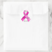 Pink Ribbon Faith Stickers (Tasche)