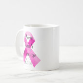 Pink Ribbon Faith Tasse (Vorderseite Links)