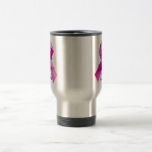 Pink Ribbon Faith Traith Mug Reisebecher (Mittel)