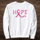 Pink Ribbon HOPE Brustkrebs Bewusstsein Sweatshirt