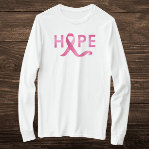 Pink Ribbon HOPE Brustkrebs Bewusstsein T-Shirt